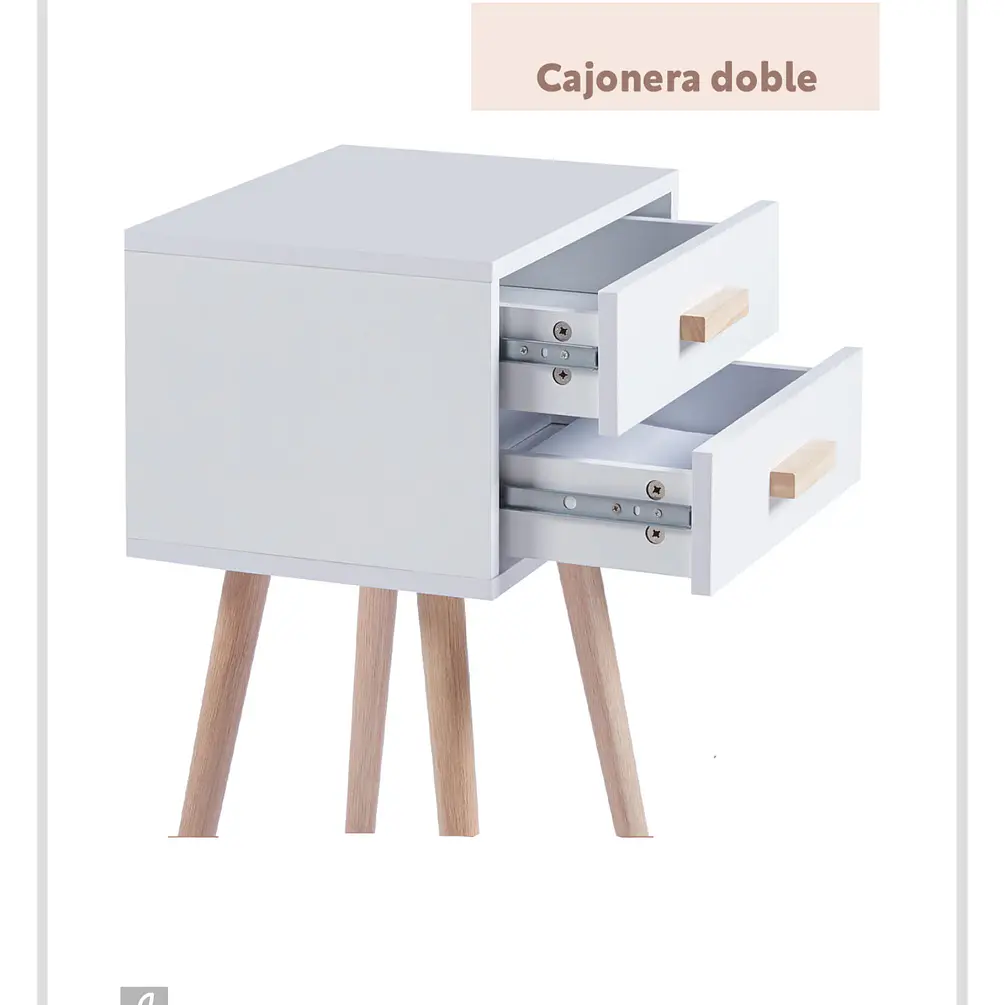 Pack Veladores Simple Blanco (2 unidades) 4