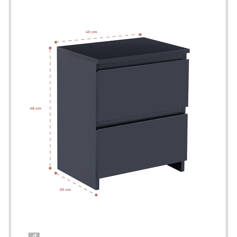 Pack Veladores Doble Black (2 Unidades) 4