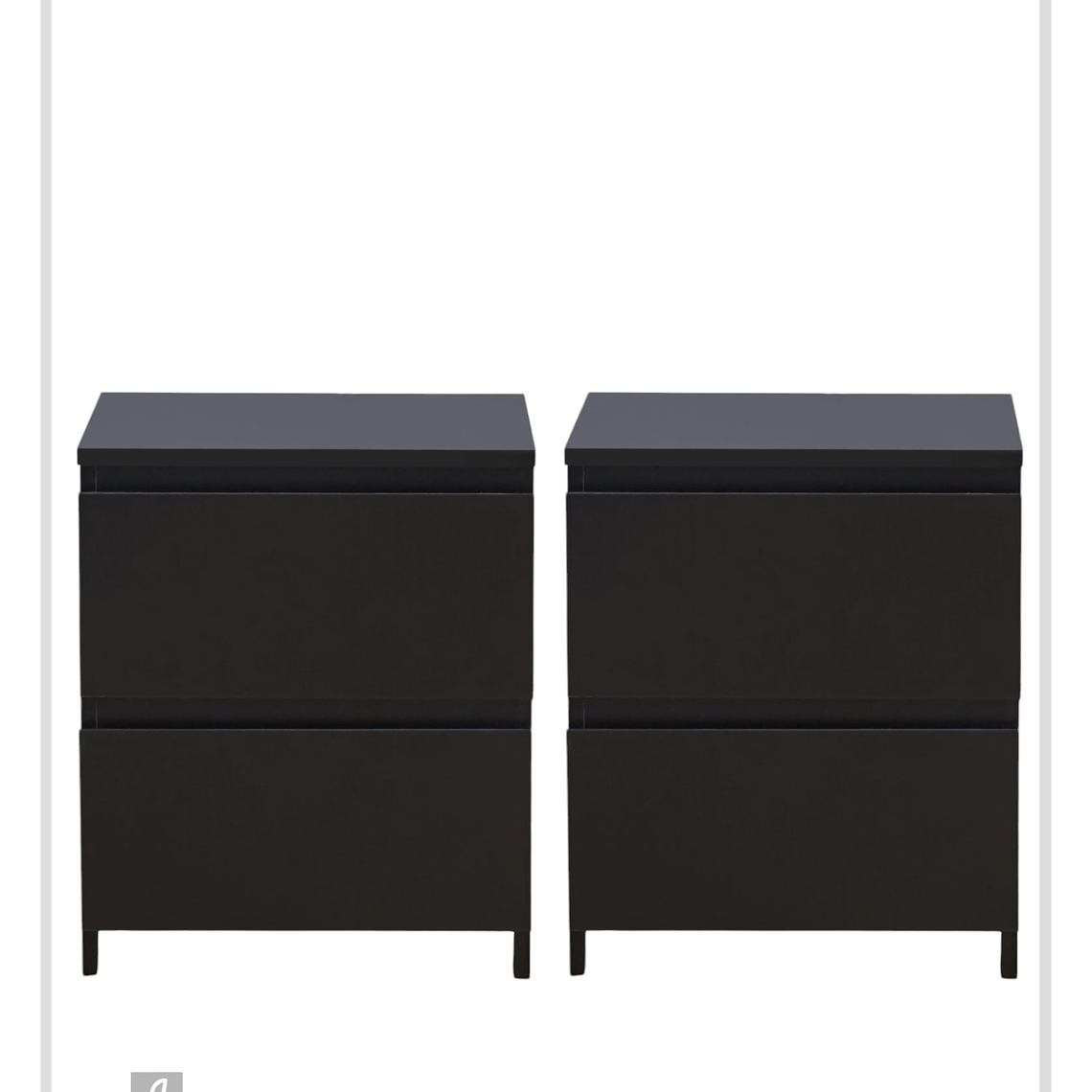 Pack Veladores Doble Black (2 Unidades) 1