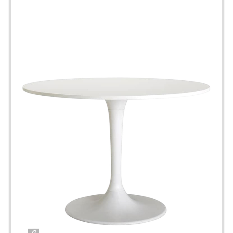 Mesa Tulip Blanca 80 cm 1