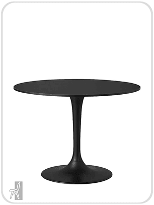 Mesa Tulip Negra 80 cm