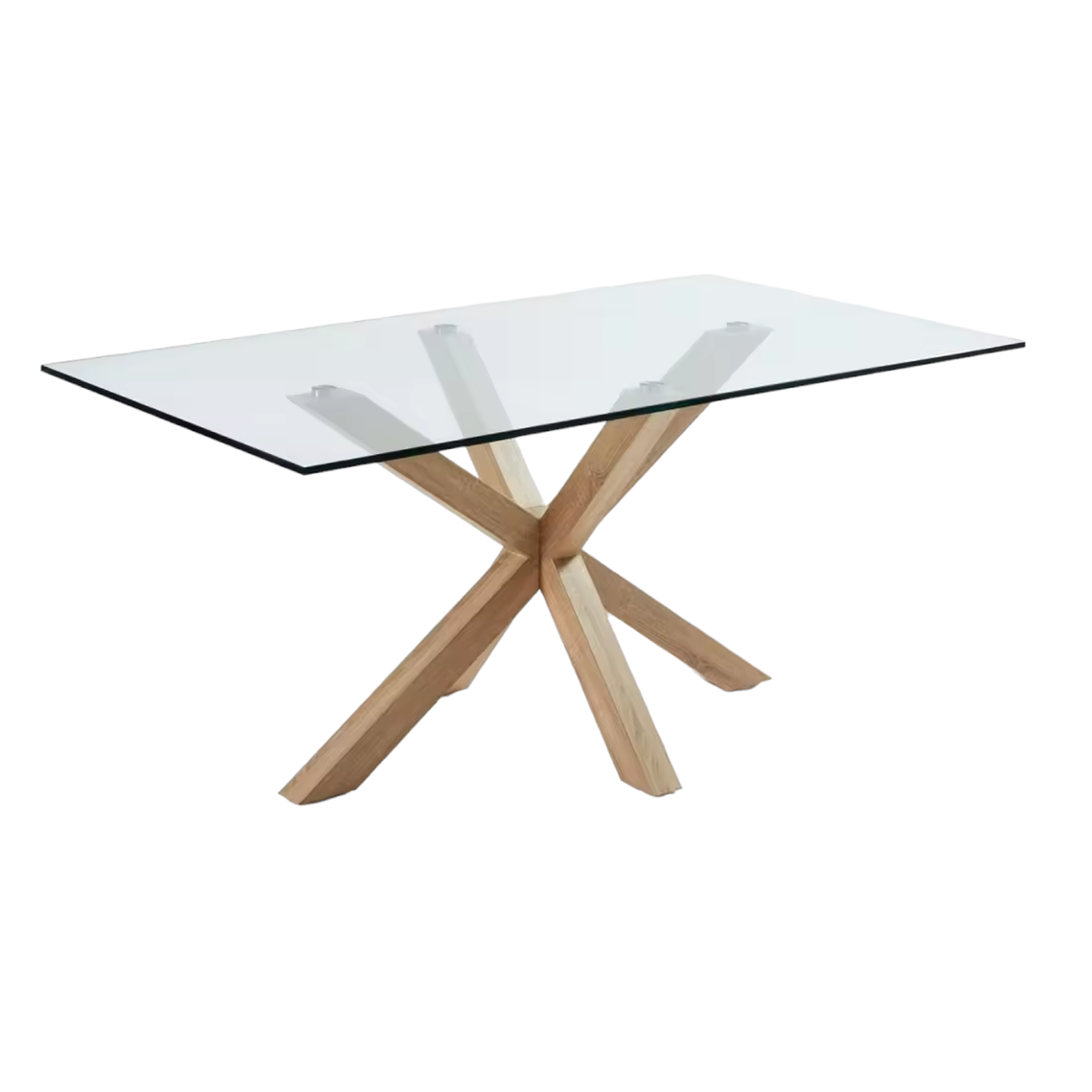 Mesa Rectangular Vidrio Madrid 140x80 cm 3