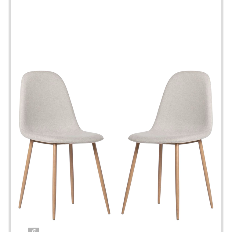 Pack Silla Scoop Wood 1