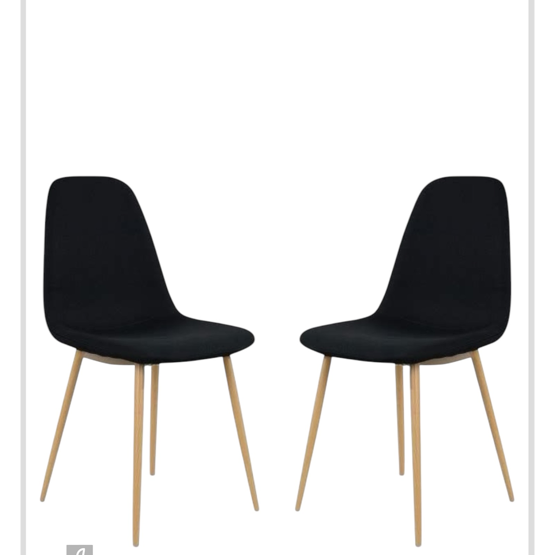 Pack Silla Scoop Wood 4