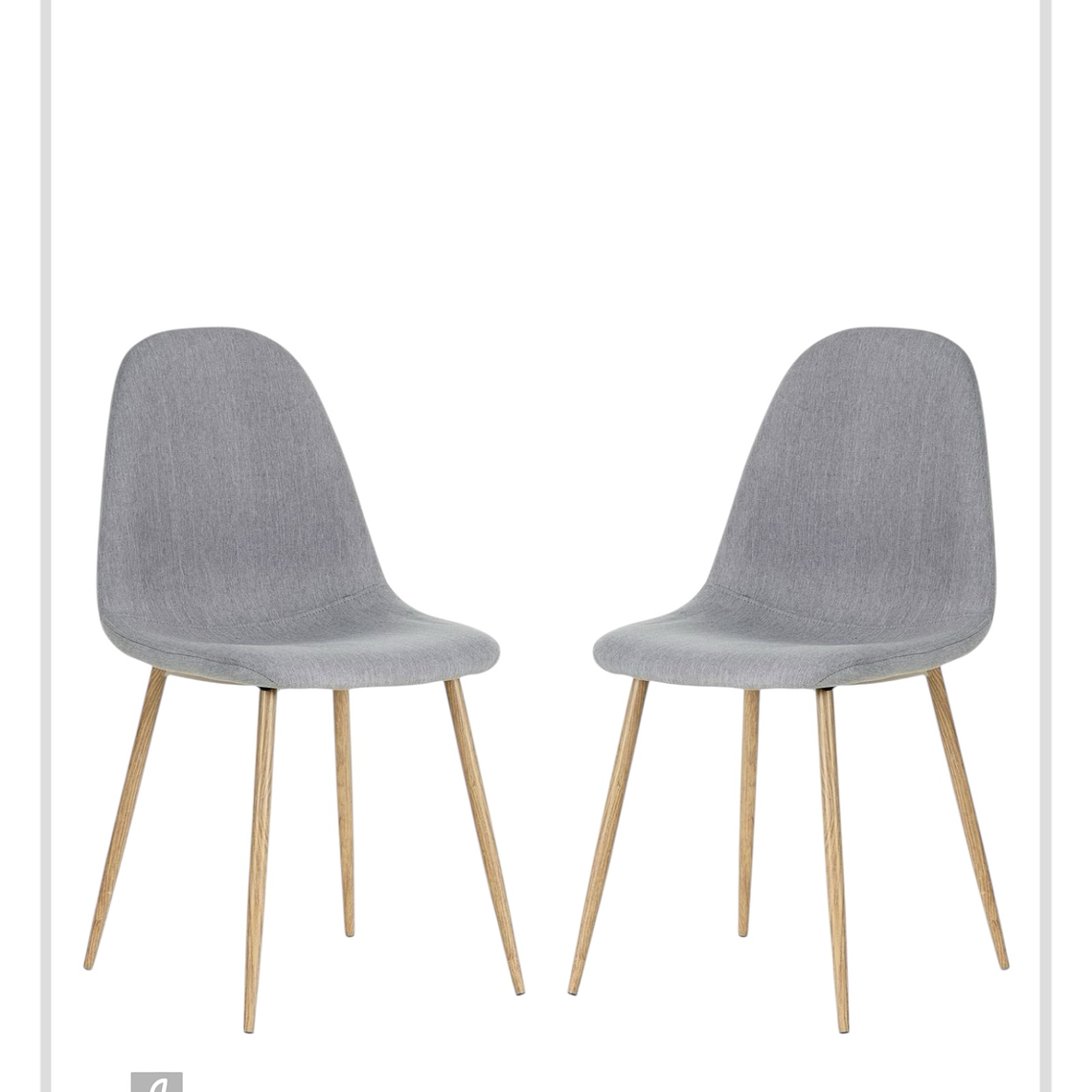 Pack Silla Scoop Wood 7