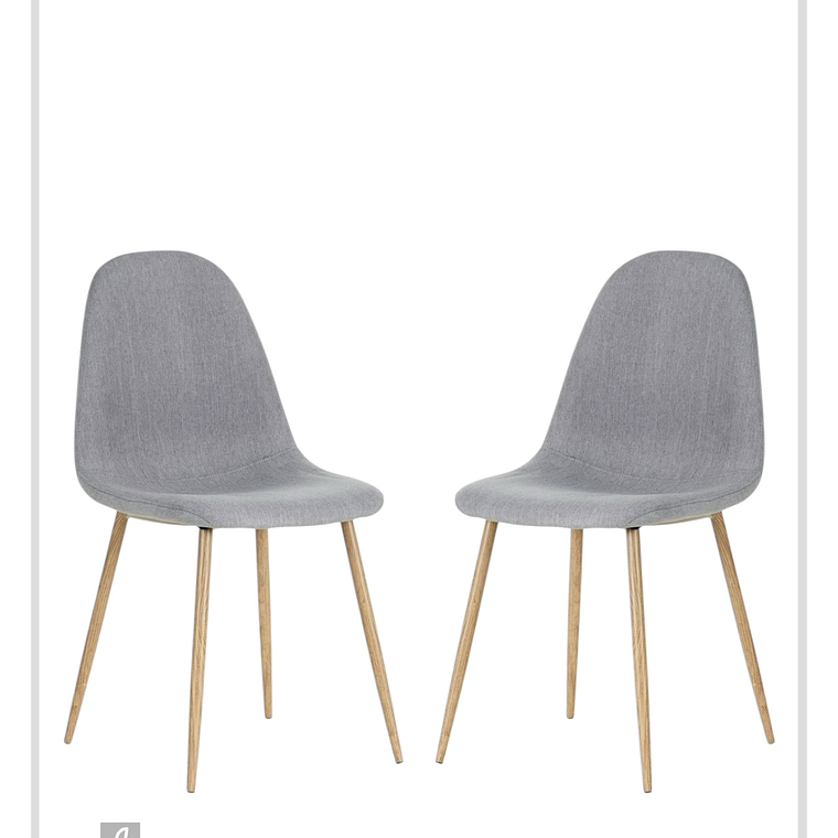 Pack Silla Scoop Wood 7