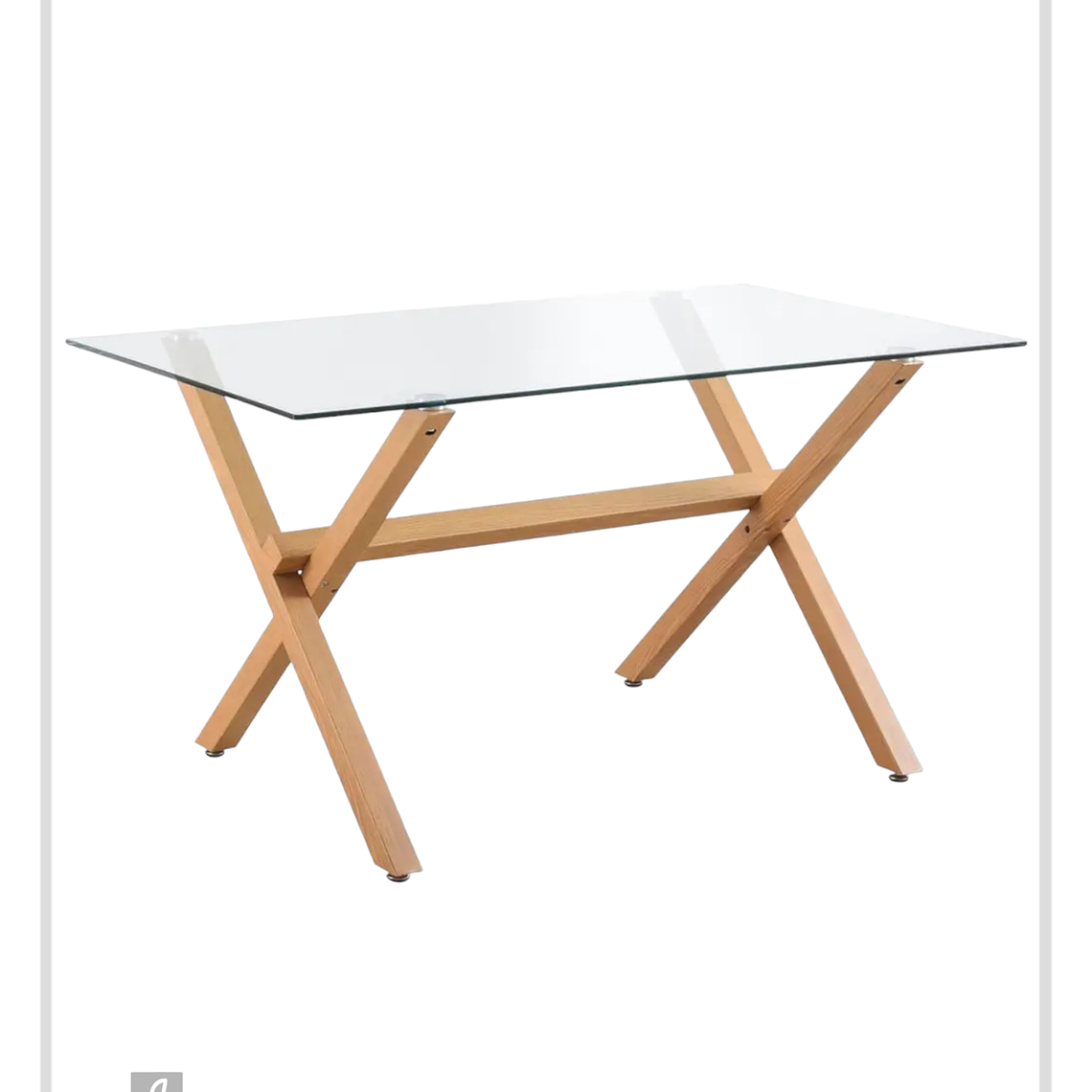 Mesa Rectangular Vidrio Elite 140x90 cm 1