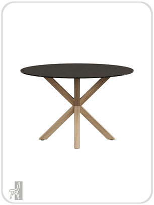 Mesa Redonda MDF Madrid 100 cm