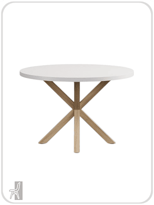 Mesa Redonda MDF Madrid 120 cm