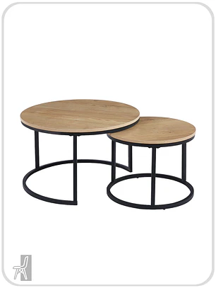 Mesa de Centro Anidada Wood
