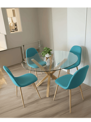 Comedor Mesa Redonda Madrid + Sillas scoop