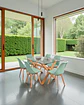 Comedor Rectangular Vidrio Elite con Sillas Tulip - Miniatura 2