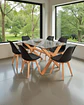 Comedor Rectangular Vidrio Elite con Sillas Tulip - Miniatura 6