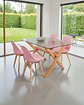 Comedor Rectangular Vidrio Elite con Sillas Tulip - Miniatura 7