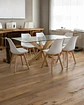 Comedor Rectangular Vidrio Madrid con Sillas Tulip - Miniatura 6