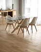 Comedor Rectangular Vidrio Madrid con Sillas Tulip - Miniatura 3