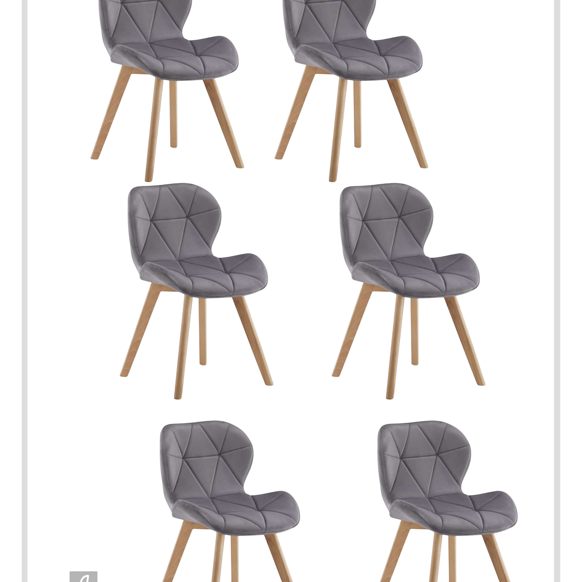 Pack Sillas Radar Velvet 14