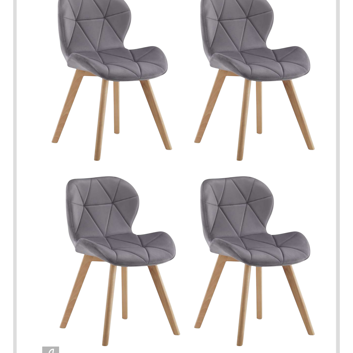 Pack Sillas Radar Velvet 15