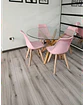 Comedor Redondo Vidrio Madrid con Sillas Tulip - Miniatura 3
