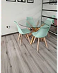 Comedor Redondo Vidrio Madrid con Sillas Tulip - Miniatura 4