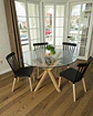 Comedor Redondo Vidrio Madrid con Sillas Windsor  - Miniatura 1