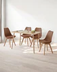 Comedor Rectangular Melamina con Sillas Tulip - Miniatura 35
