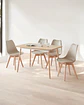 Comedor Rectangular Melamina con Sillas Tulip - Miniatura 36