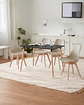 Comedor Rectangular Melamina con Sillas Tulip - Miniatura 39