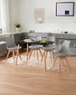 Comedor Rectangular Melamina con Sillas Tulip - Miniatura 41