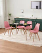 Comedor Rectangular Melamina con Sillas Tulip - Miniatura 42