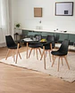 Comedor Rectangular Melamina con Sillas Tulip - Miniatura 43