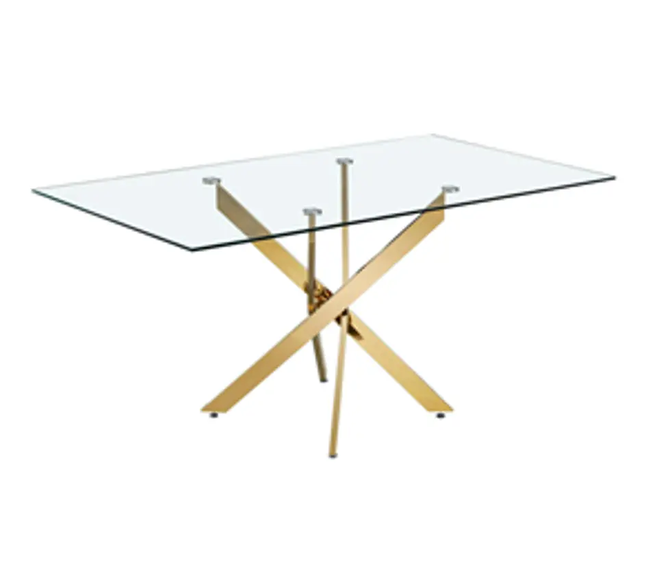 Mesa Rectangular Hellen Gold 4