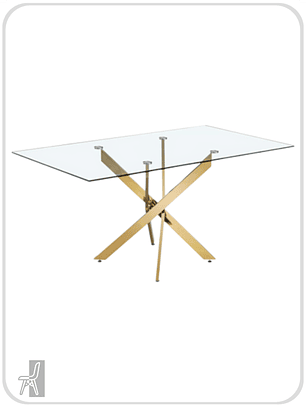 Mesa Rectangular Hellen Gold