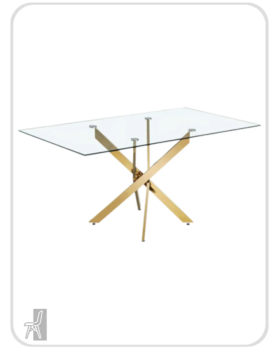 Mesa Rectangular Hellen Gold 1