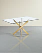 Mesa Rectangular Hellen Gold - Miniatura 2