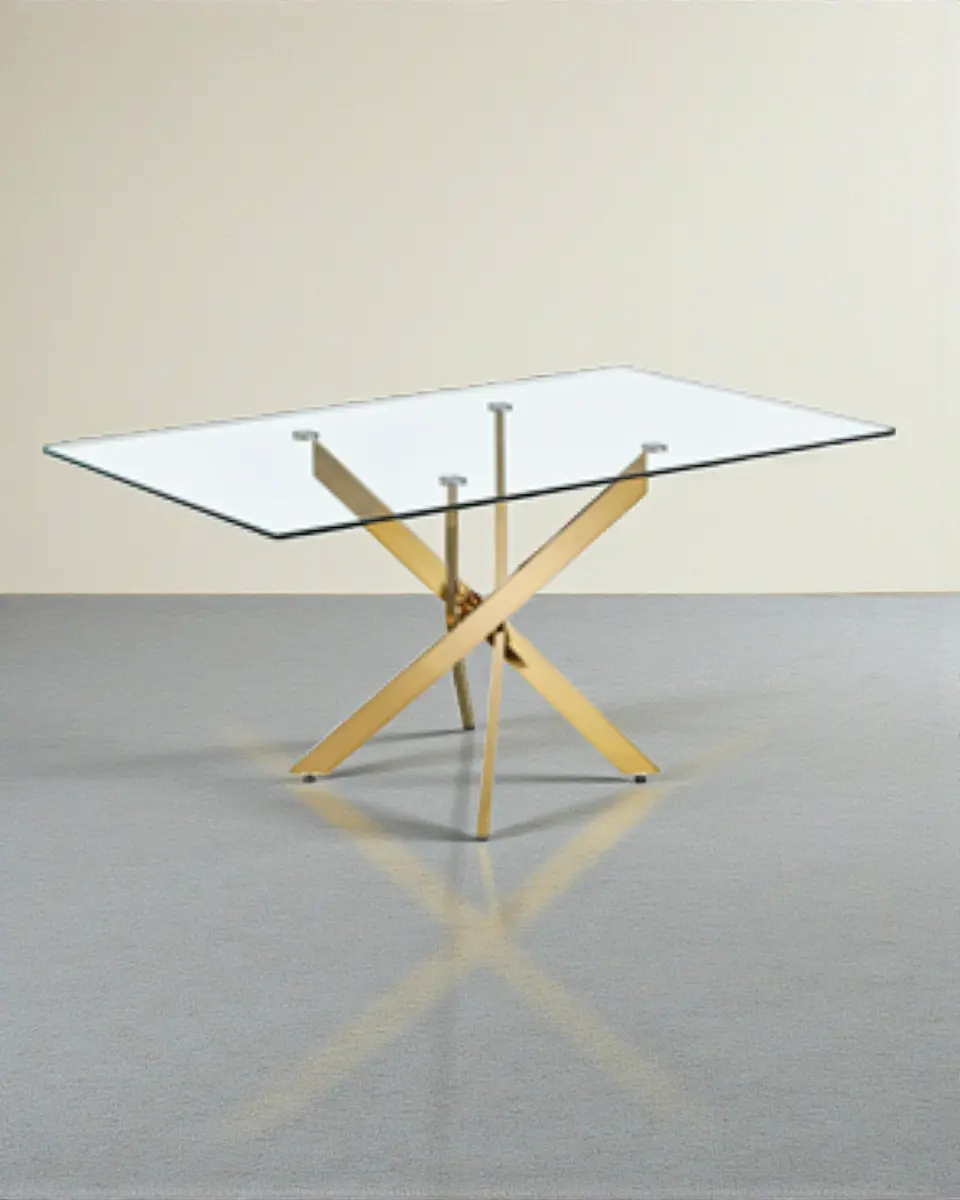 Mesa Rectangular Hellen Gold 2