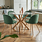 Comedor Mesa Redonda Madrid + Sillas Luxury Wood - Miniatura 4