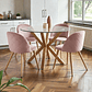 Comedor Mesa Redonda Madrid + Sillas Luxury Wood - Miniatura 5