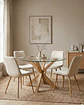 Comedor Redondo Vidrio con Sillas Tiffany  - Miniatura 3