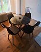 Comedor Redondo Vidrio Eames con Sillas Tulip - Miniatura 4
