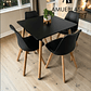 Comedor Mesa Cuadrada Melamina 80x80 cm + 4 Sillas Tulip - Miniatura 15