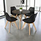 Comedor Redondo Melamina 4 Sillas Tulip – Mesa Eames - Miniatura 2