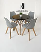 Comedor Redondo Melamina Eames con Sillas Tulip - Miniatura 5