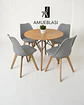 Comedor Redondo Melamina Eames con Sillas Tulip - Miniatura 8