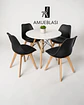 Comedor Redondo Melamina Eames con Sillas Tulip - Miniatura 12