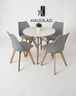 Comedor Redondo Melamina Eames con Sillas Tulip - Miniatura 13