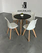 Comedor Redondo Melamina Eames con Sillas Tulip - Miniatura 14