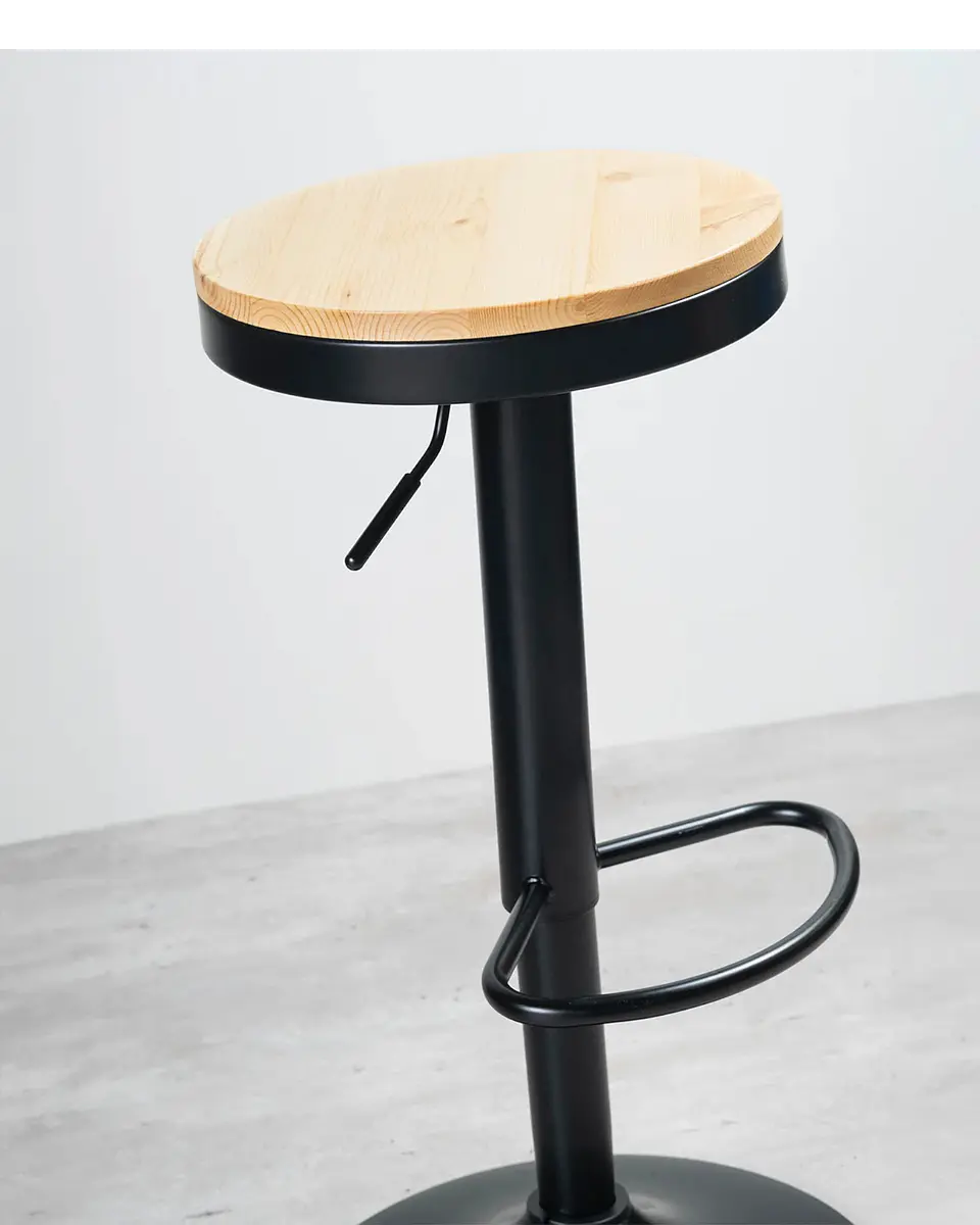 Taburete Bar Industrial Regulable 5