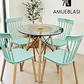 Comedor Redondo Vidrio 4 Sillas Windsor – Mesa Eames - Miniatura 8