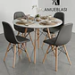 Comedor Redondo Melamina 4 Sillas Buckle – Mesa Eames - Miniatura 5